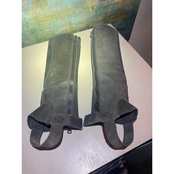 Ariat Other - Ariat Scout Chap ST Black Leather Equestrian Half Chaps 10035225 Size ST